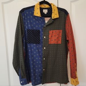J. Crew Soft Wool Blend Mixed Pattern Shirt